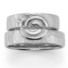 zilveren trouwring spiral