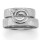 zilveren trouwring spiral